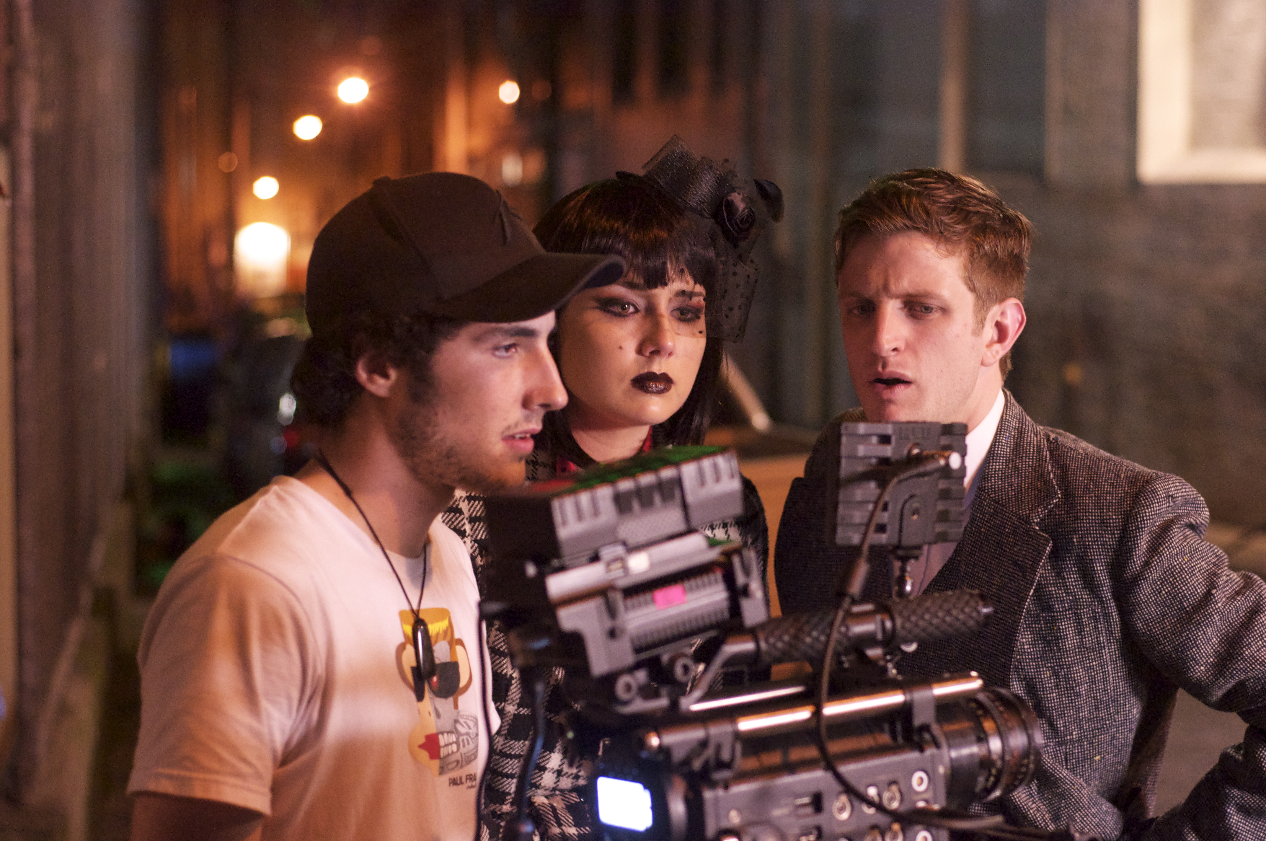 Kieran Fowler(DOP) and Directors Heather Dawn Maltman and Aaron Glenane.