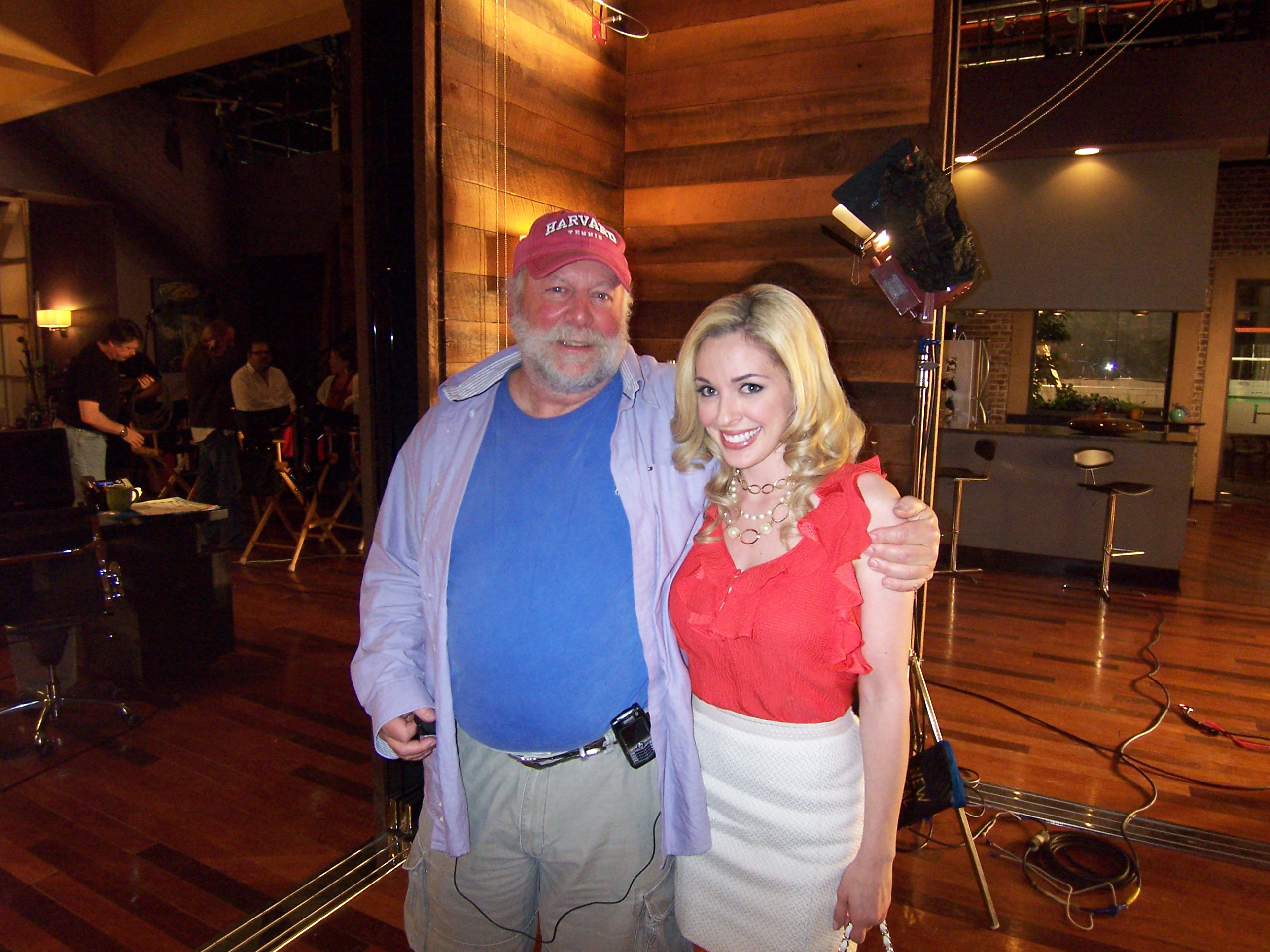 On the set of Drop Dead Diva with Director Rick Rosenthal