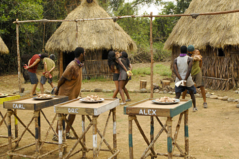 Still of Cassandra Franklin and Alex Angarita in Survivor: A Smile, Velvet Gloves and a Dagger in My Pocket (2007)