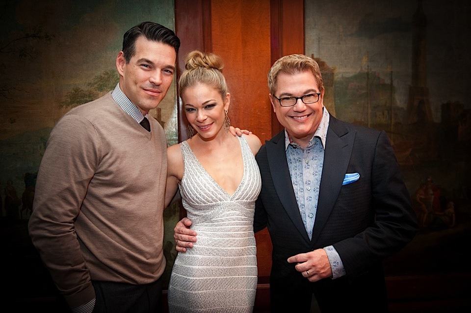 Donnie with LeAnn Rimes and Eddie Cibrian