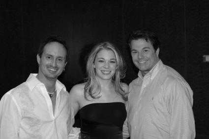 Donnie and Matthew with LeAnn Rimes