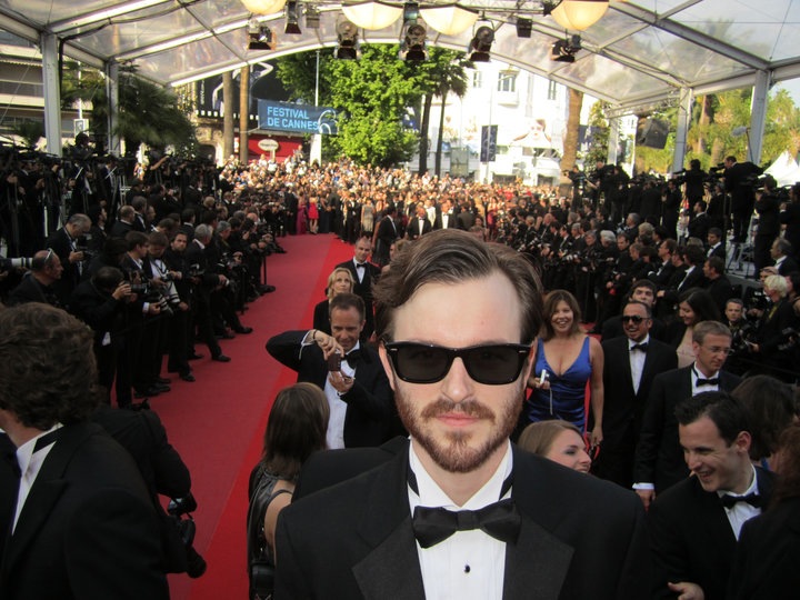 Entering the closing ceremonies of the Cannes Festival in 2010.