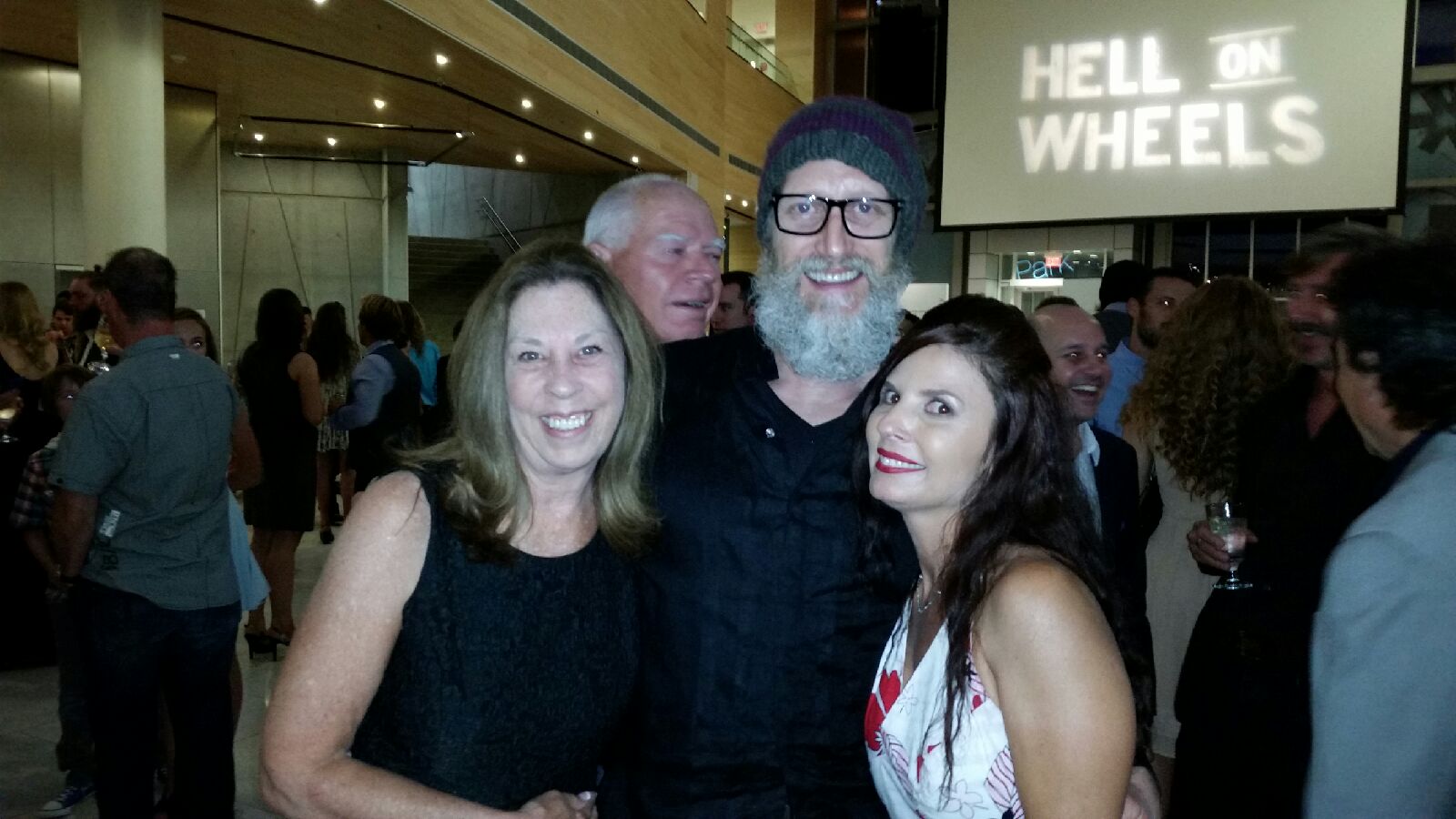 Patty& Marvin V. Rush,(DOP) Christopher Heyerdahl & Lesia T Bear 2014 Hell on Wheels Wrap party