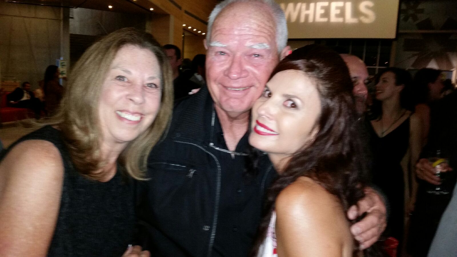 Patty, Marvin Rush & Lesia having a great time at Hell On Wheels 2014 Wrap party