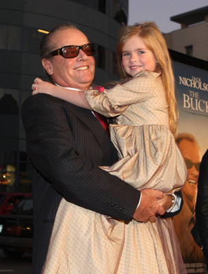 Jack Nicholson and Taylor Ann Thompson at event of The Bucket List (2007)