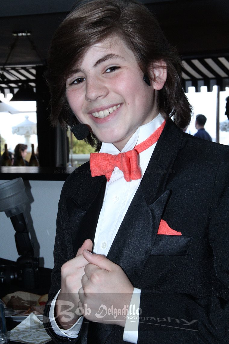 Donovan Dustin at the G.O.D. Press Conference, 2013. (Paul Reubens a.ka.a Pee Wee Herman LOVED the Bow tie!