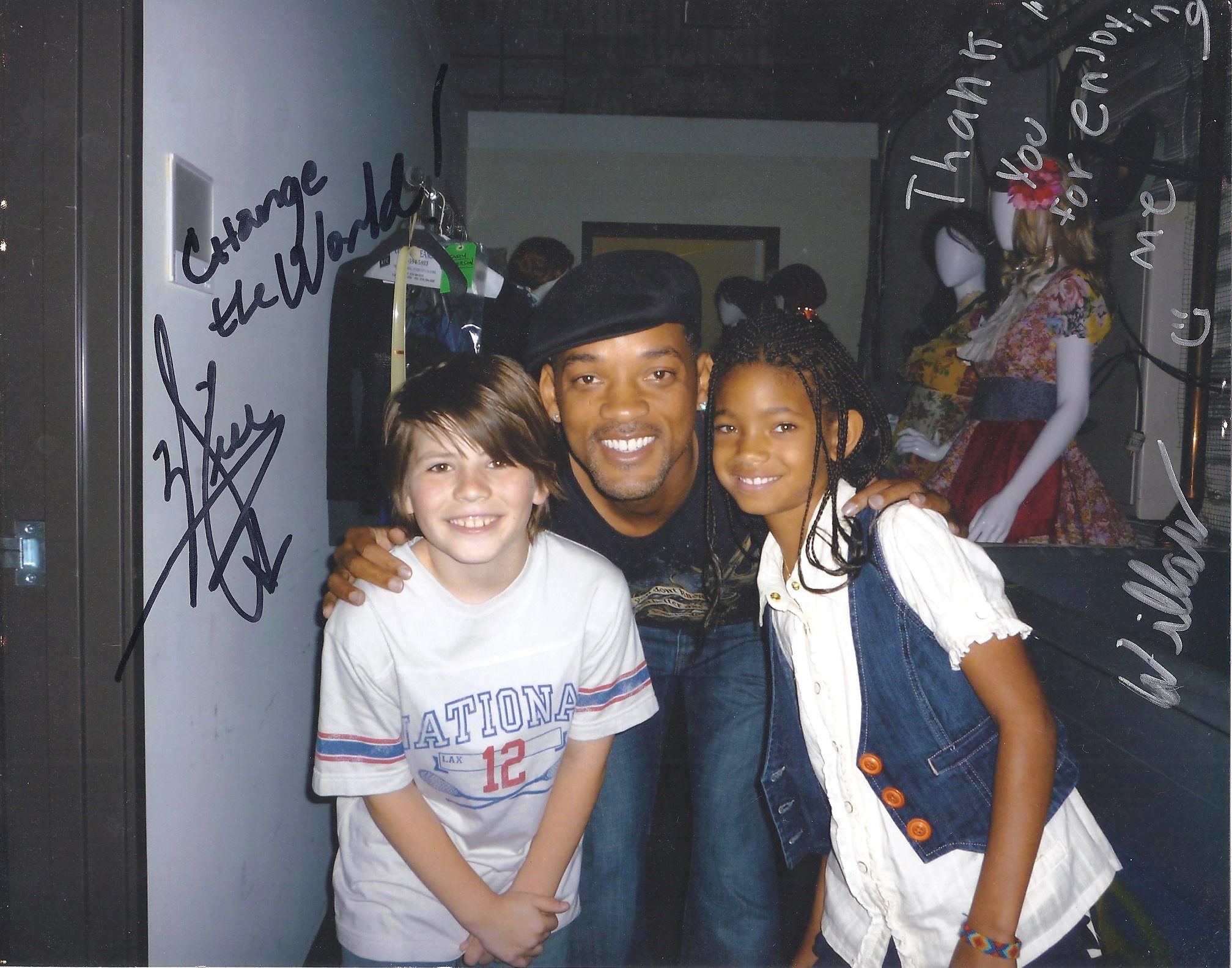 Donovan Dustin on the set of True Jackson VP with Will Smith and his Daughter Willow Smith!