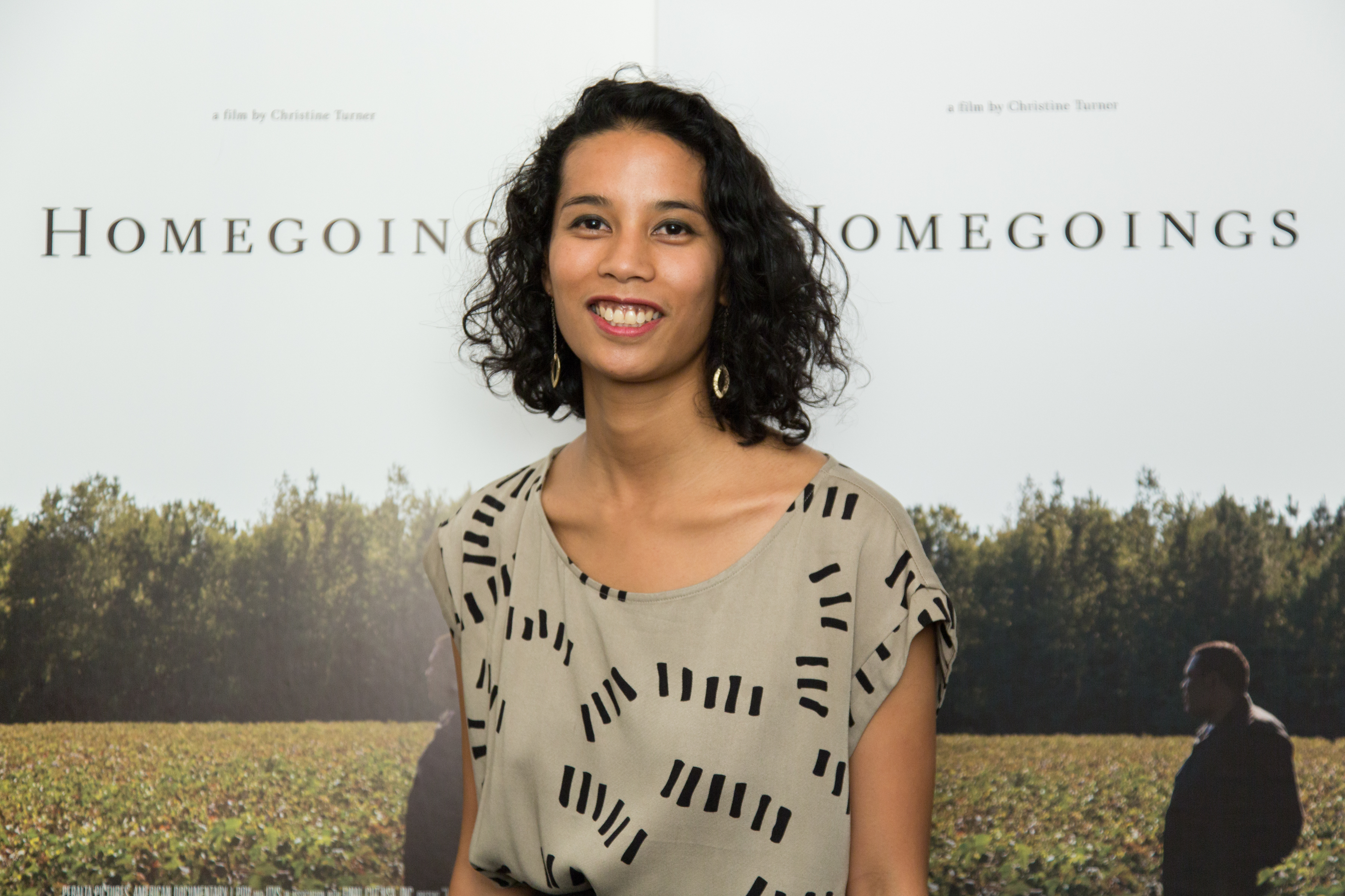 Christine Turner at Homegoings premiere at Museum of Modern Art, New York City