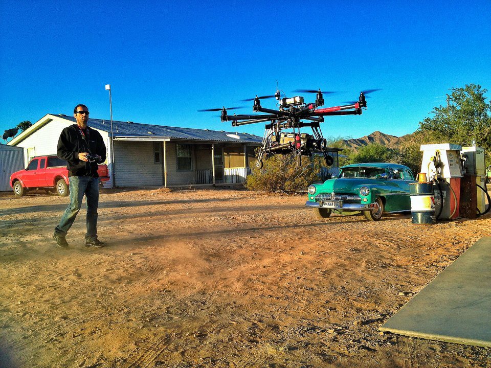 Shooting Aerial in Arizona for a documentary film