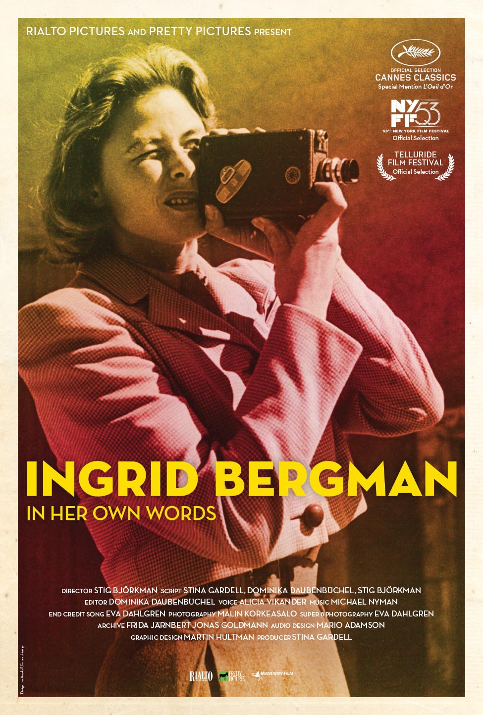 Ingrid Bergman and Alicia Vikander in Jag är Ingrid (2015)