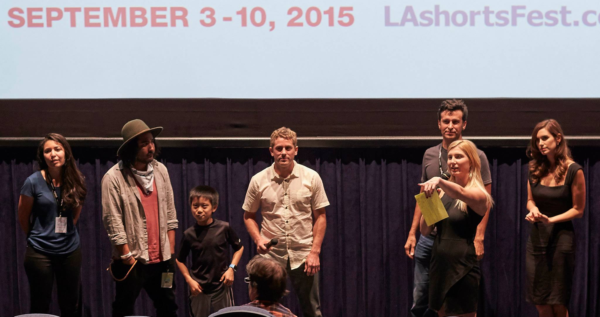 Sean Robinson, Esteban Robles and Aidan Lok / LA Shorts Fest