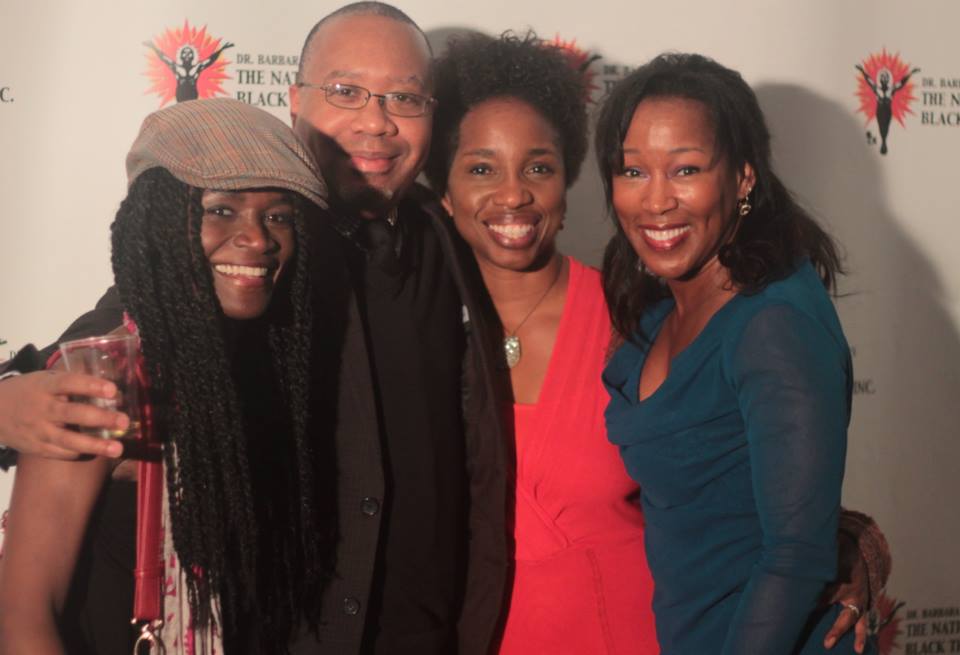 At the National Black Theatre/ Harlem N.Y. 2014 with (L to R) Patrice Johnson, Talvin Wilks and Sandra Daley-Sharif