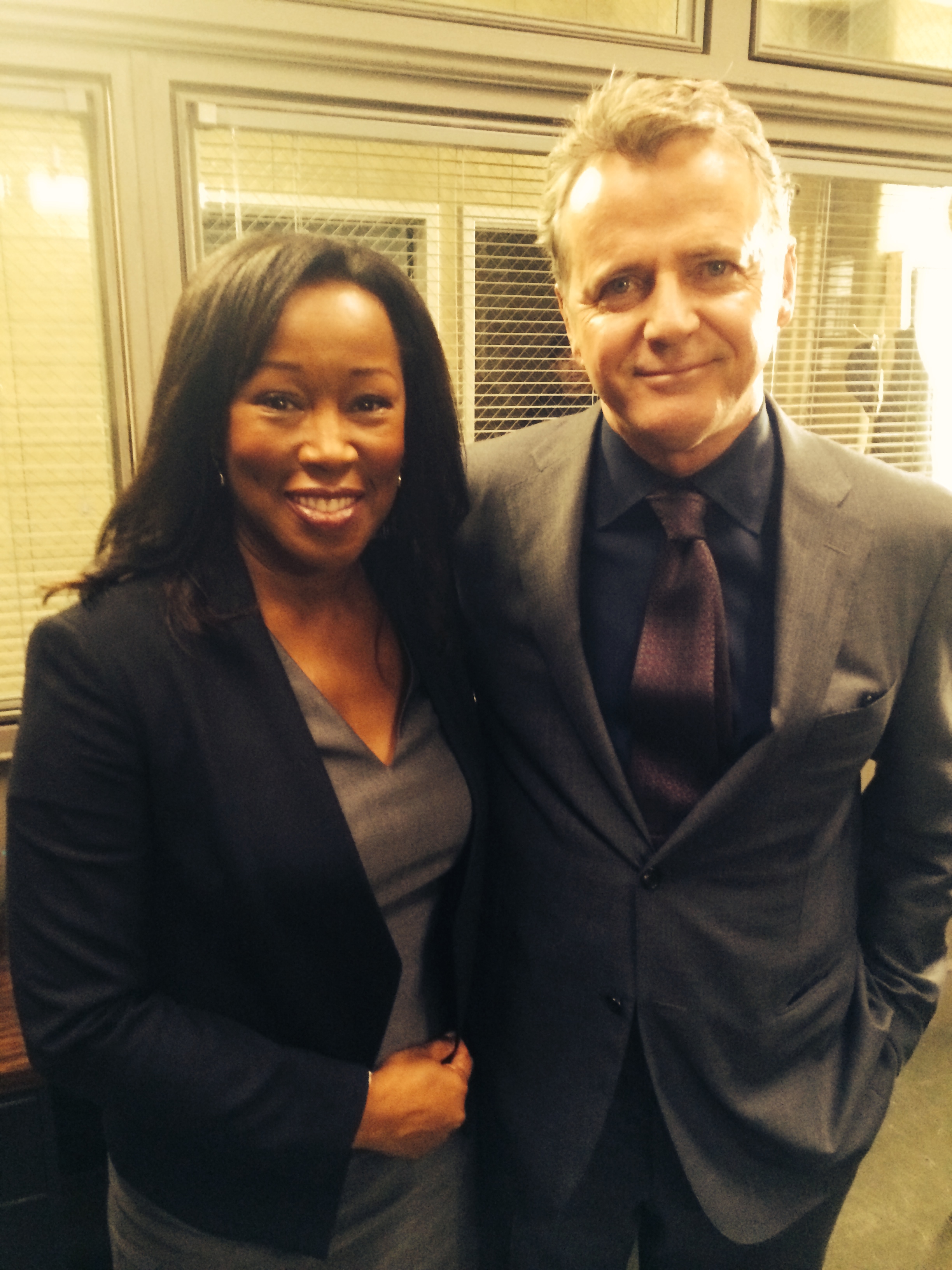 On the set of Elementary with Aidan Quinn 8/2014