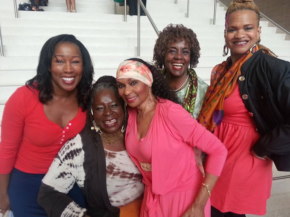 Celebrating Ntozake Shange and the For Colored Girls Initiative (FCG) at The Harlem Hospital Hall with Ebony JoAnn, Vivian Reed, Cece Antoinette and Gha'il Rhodes Benjamin 8/2014