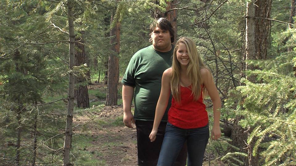 On the set of The Ghosts of Johnson Woods with Haidyn Harvey and Matt Goosherst