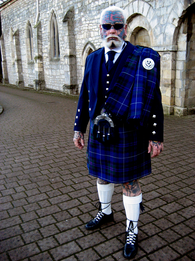 THE SCARY GUY AT THE CASTLE IN SCOTLAND