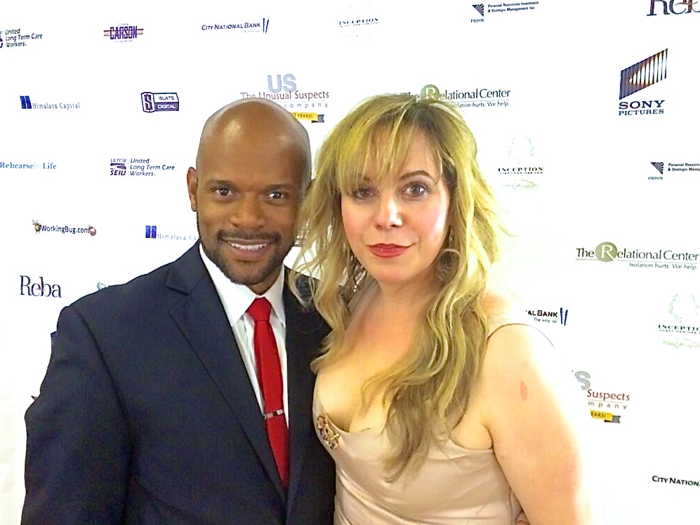 University Pals, Welton Thomas Pitchford and Kirsten Vangsness @ The Unusual Suspects Gala - Downtown, Los Angeles