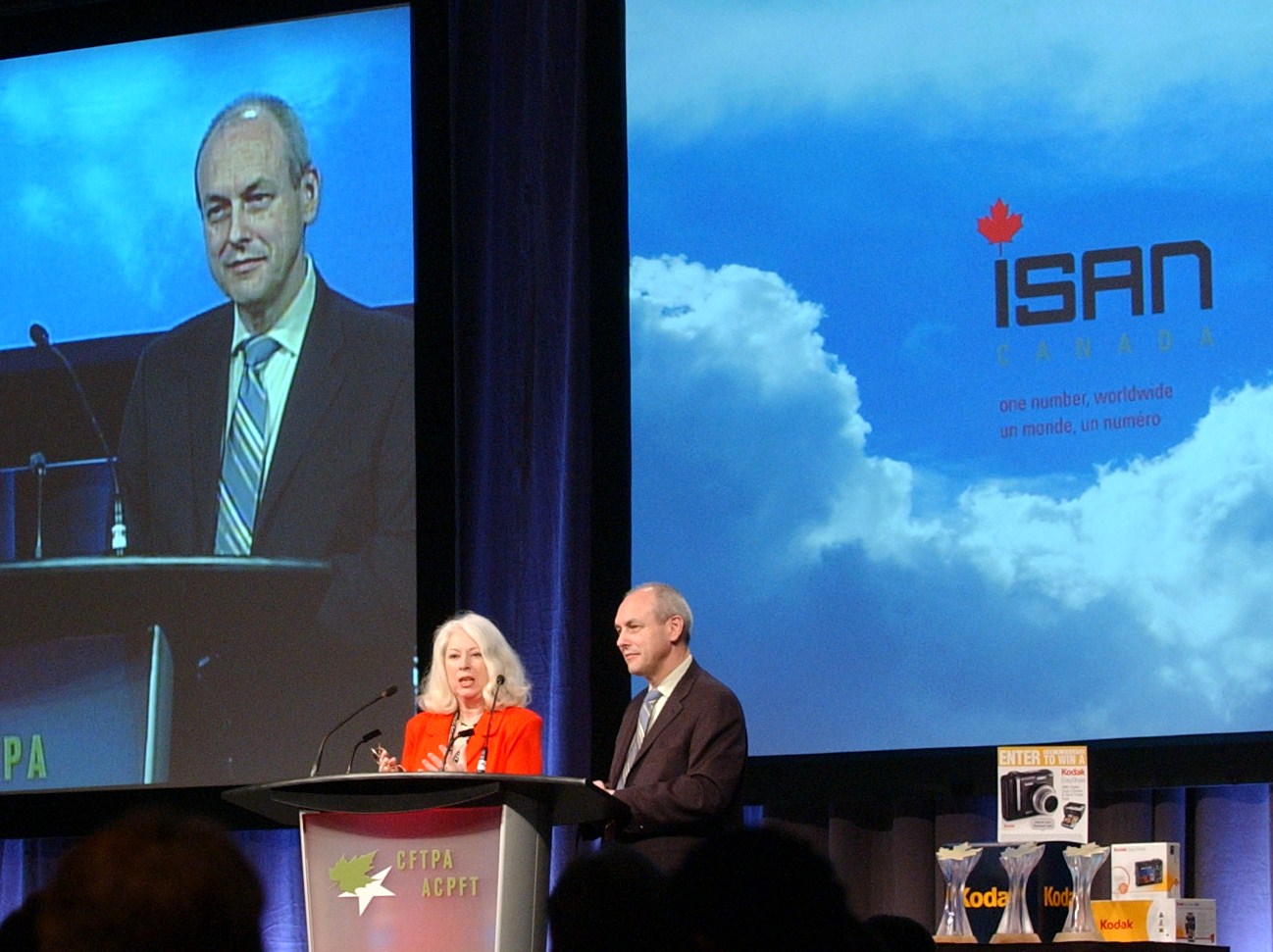 Prime Time in Ottawa, 2008, Launch of ISAN Canada with fellow director Sandra Macdonald