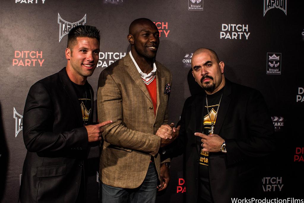 David Ramak, Terrell Owens and Noel G. Ditch Party Premiere