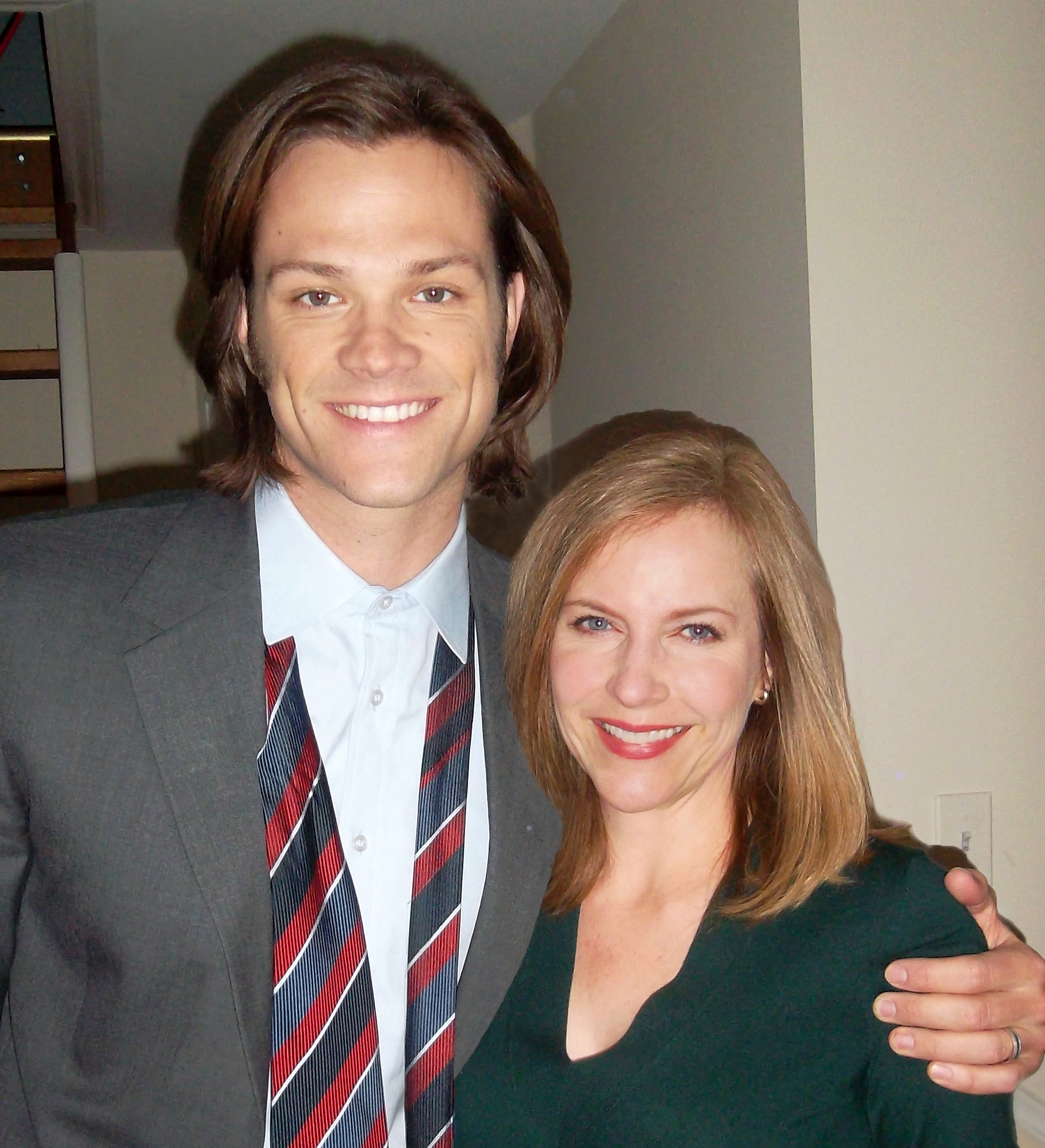 Jared Padalecki and Lini Evans on Supernatural