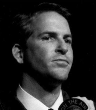 In the title role of Charles Lindbergh in the 1997 production of 