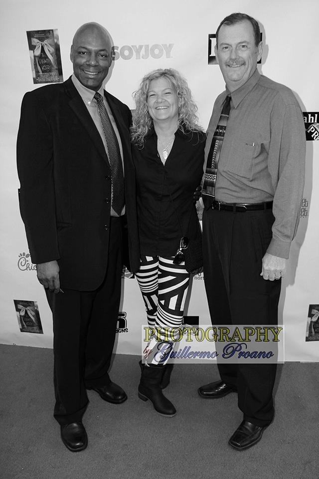 Mark Berry, Tessa & David Knight at the premiere of The Dead Kid