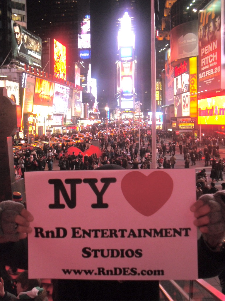 New York Loves RnD Entertainment Studios.