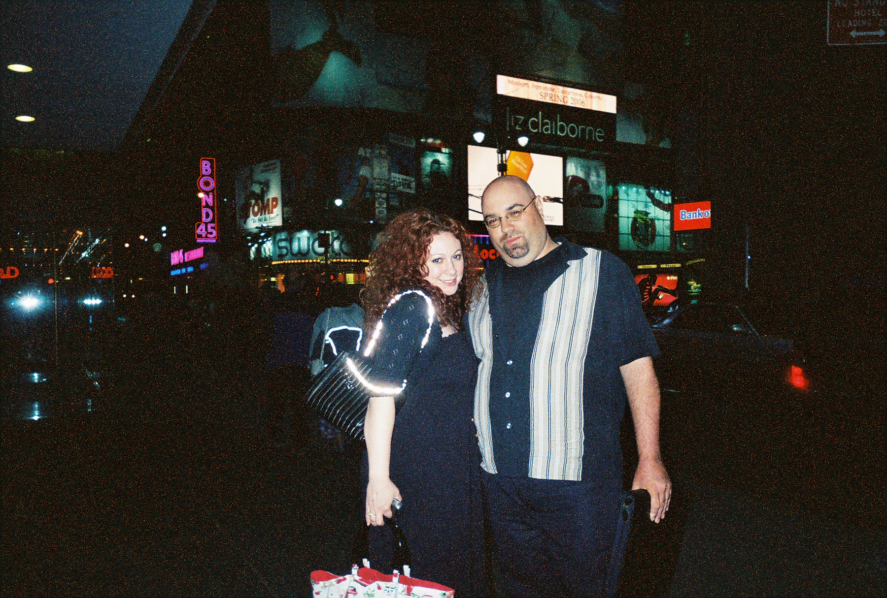 Director Donald E. Reynolds with actress Zoe Hunter, in NYC.