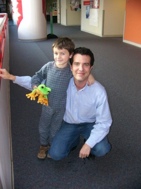 Noah Ryan Scott and Rick Mercer 