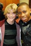 Jacob Melton & Carlon Jeffery at casting read for drama feature film, 