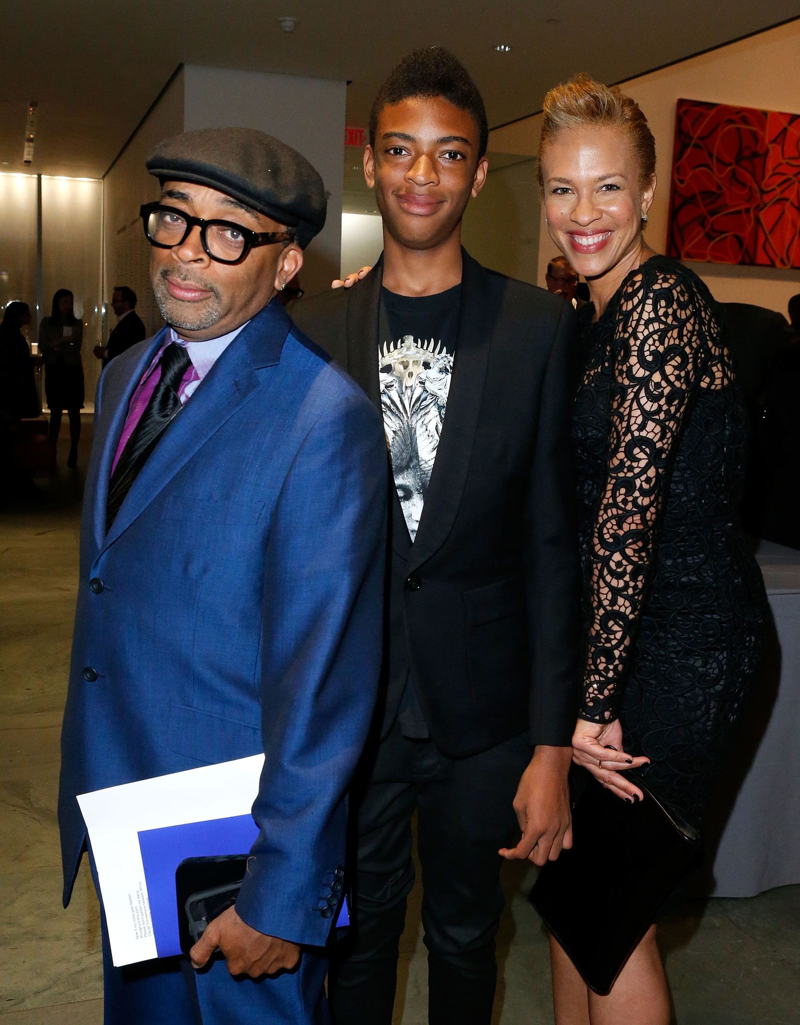 Spike Lee, Lewis Lee, Tonya Lewis and Jackson Lee