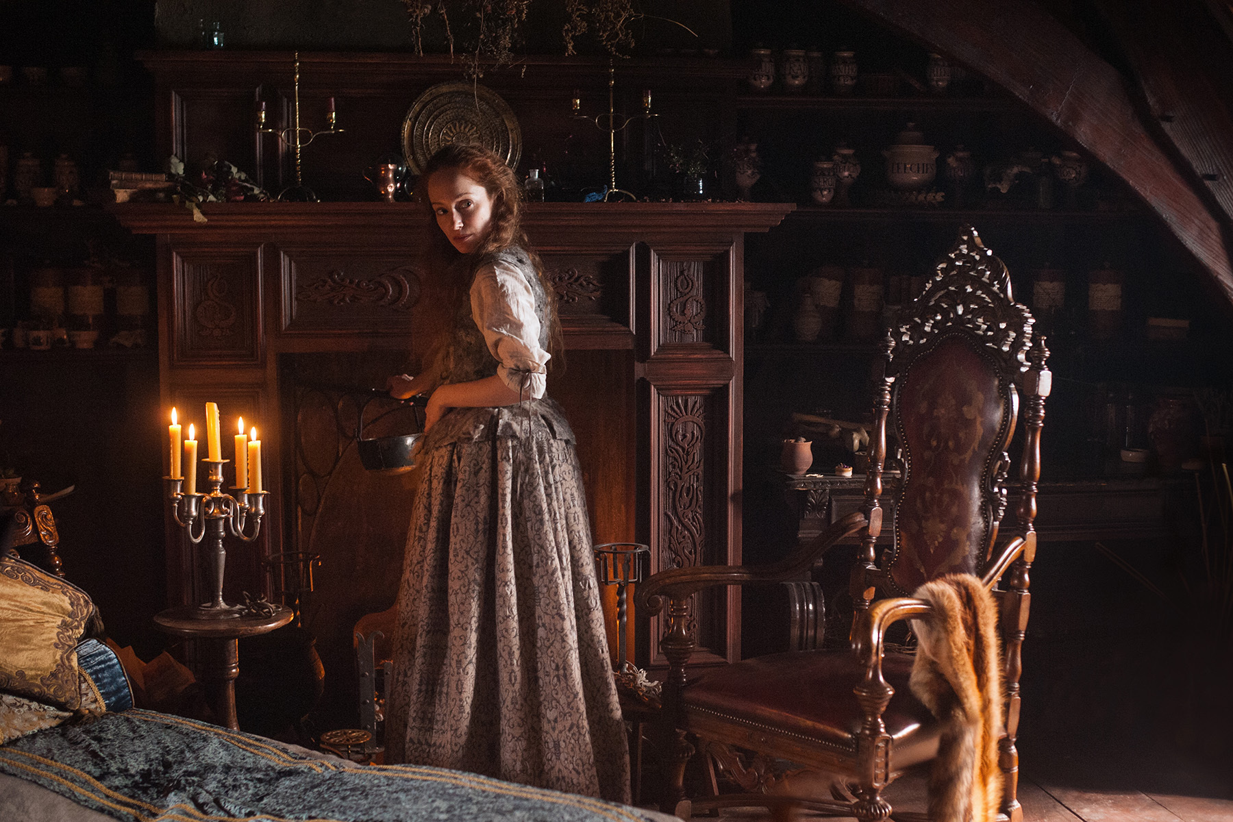 Still of Lotte Verbeek in Outlander (2014)
