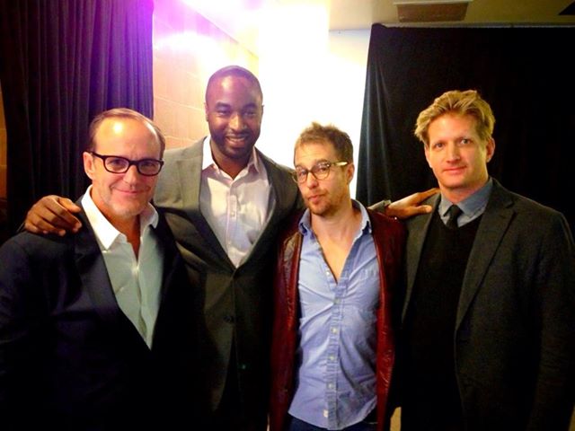 Clark Greg, Dawan Owens, Sam Rockwell and Paul Sparks at the 2013 Tribeca Film Festival premiere of Trust Me.