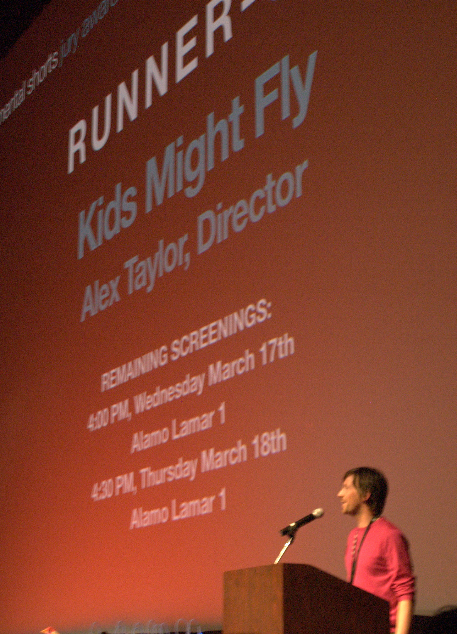 Alex Taylor at event of Kids Might Fly (2009)