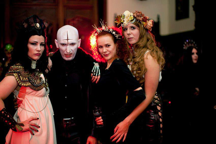 Cela Yildiz as The Vampire Lord during Danse Macabre, Noble Blood Vampire Ball with international performers Tessa Waalderbos, Ludwika Jakubowska and Edith de Rijk.