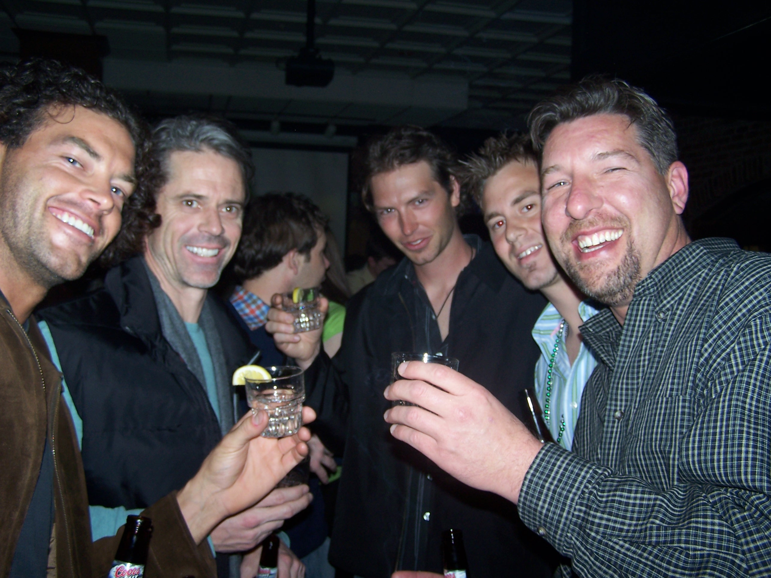 C. Thomas Howell and Rob with friends