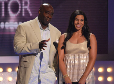 Michael Clarke Duncan and Jordin Sparks