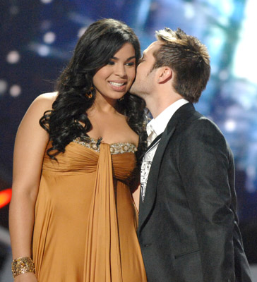 Jordin Sparks and Blake Lewis at event of American Idol: The Search for a Superstar (2002)