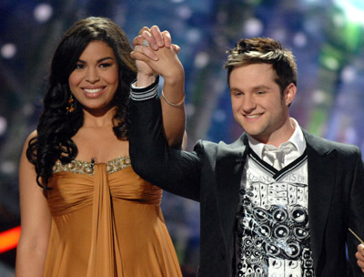 Jordin Sparks and Blake Lewis at event of American Idol: The Search for a Superstar (2002)