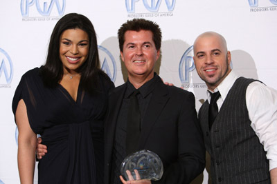 Chris Daughtry, Simon Fuller and Jordin Sparks