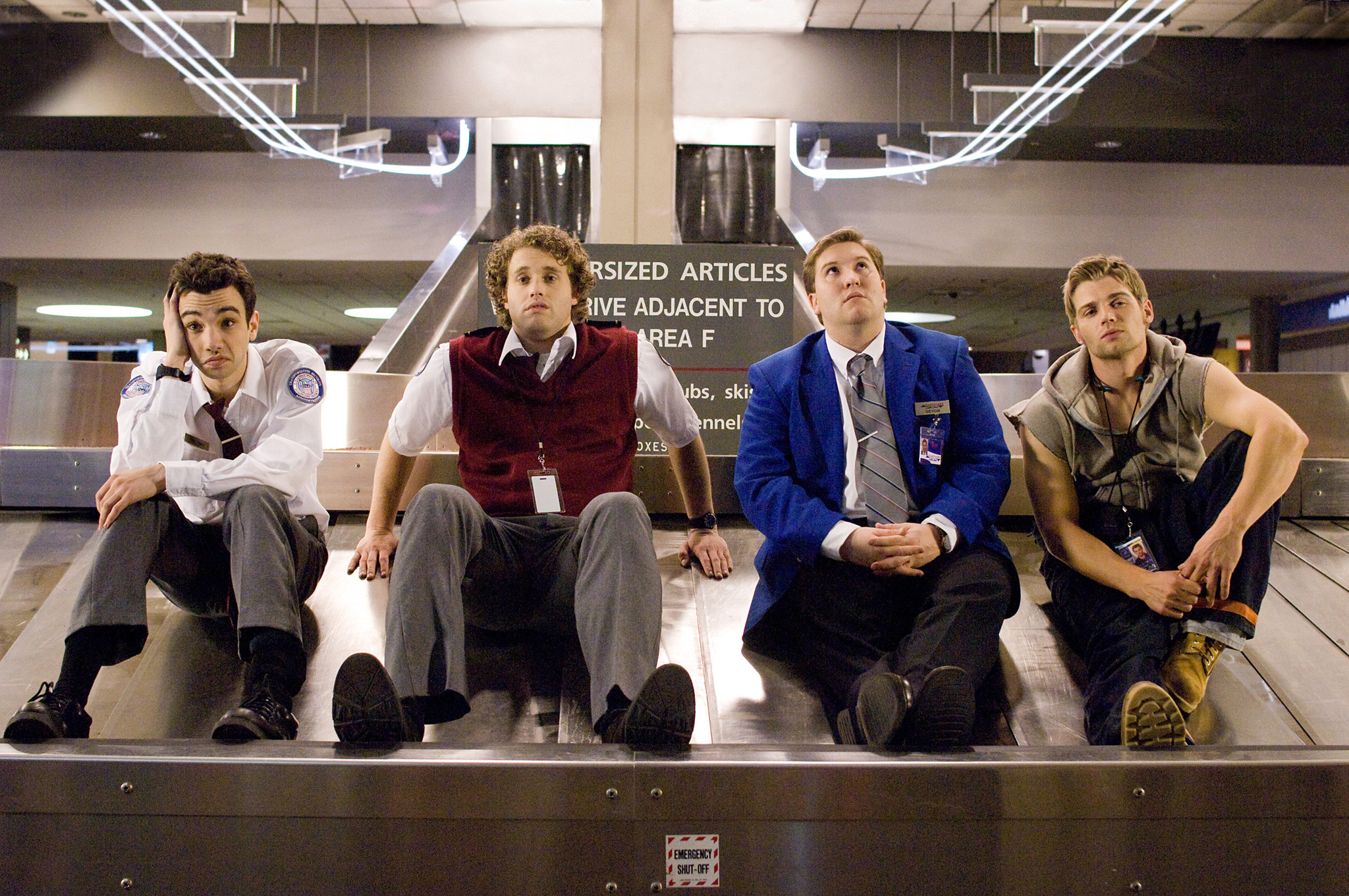 Still of Jay Baruchel, Mike Vogel, Nate Torrence and T.J. Miller in She's Out of My League (2010)