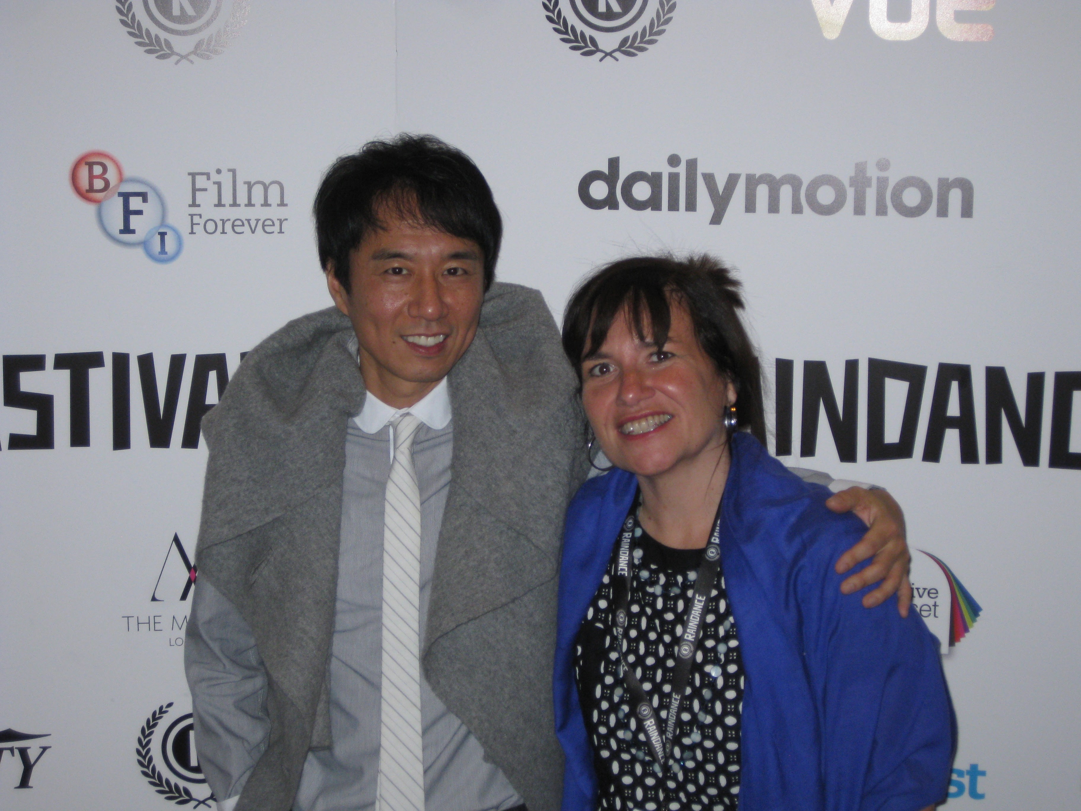 Junichi Kajioka and Maeve Murphy at event of the 23rd Raindance Film