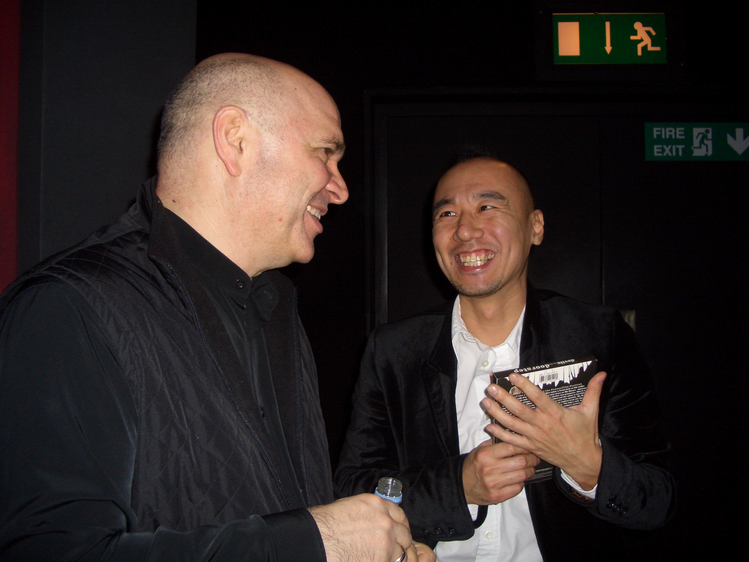 Junichi Kajioka and Anthony Minghella at event of Devils on the Doorstep