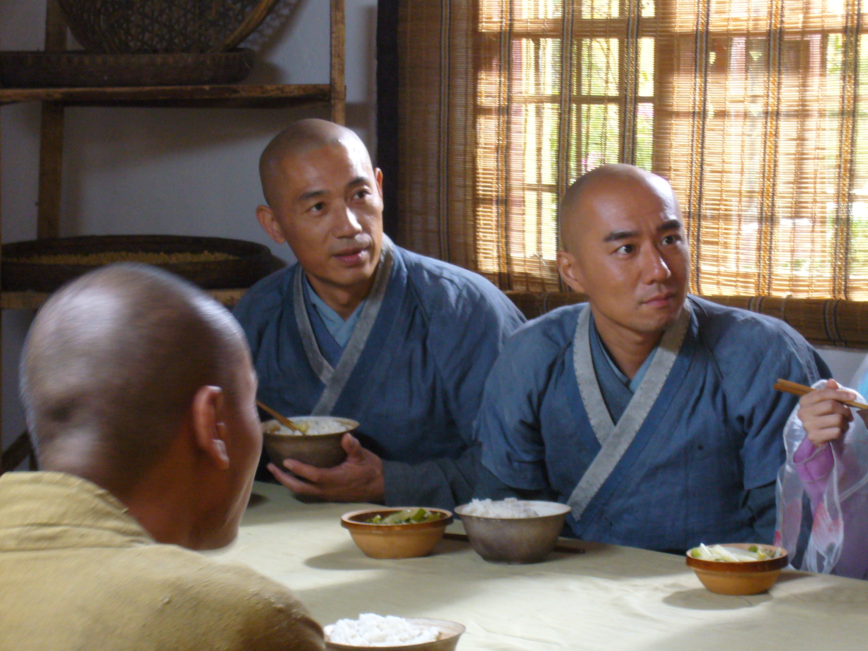 Still of Junichi Kajioka and Liang Shi in Ganjin Goes East