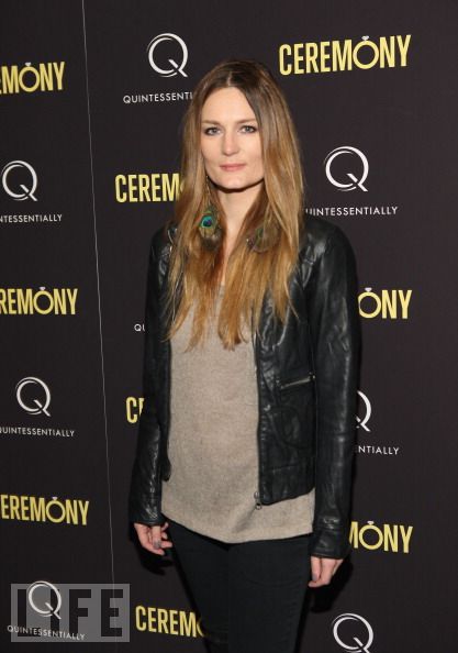 Cecilia Foss at the premiere of Ceremony in New York City.