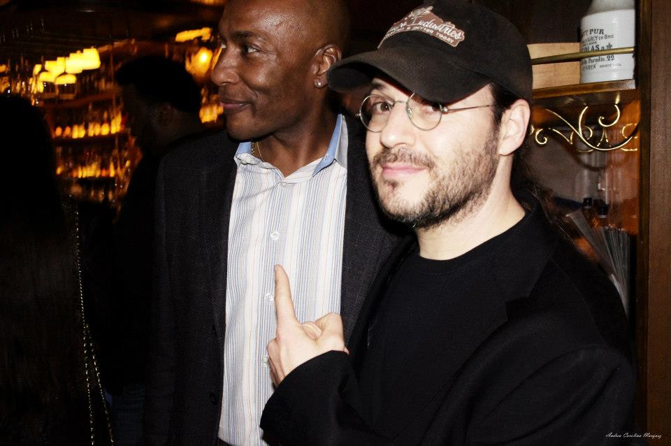 Carlton and Adam Rifkin at the premiere party for Adam's new HBO show REALITY CHECK.