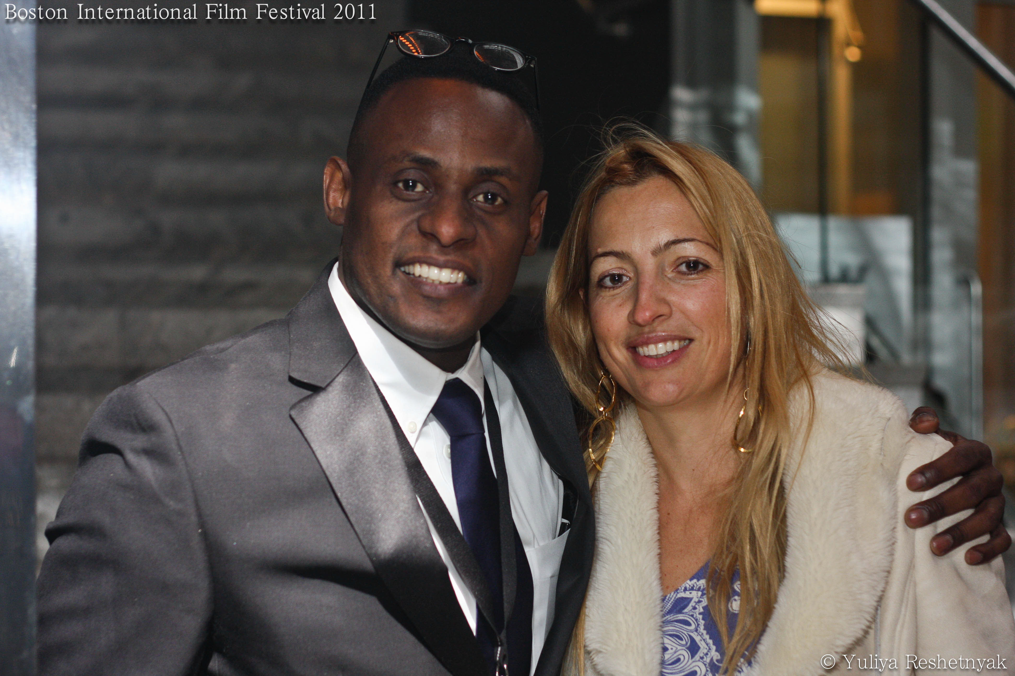 Patrick Jerome and Elika Portnoy at BIFF 2012 Opening Night Red Carpet Affaire