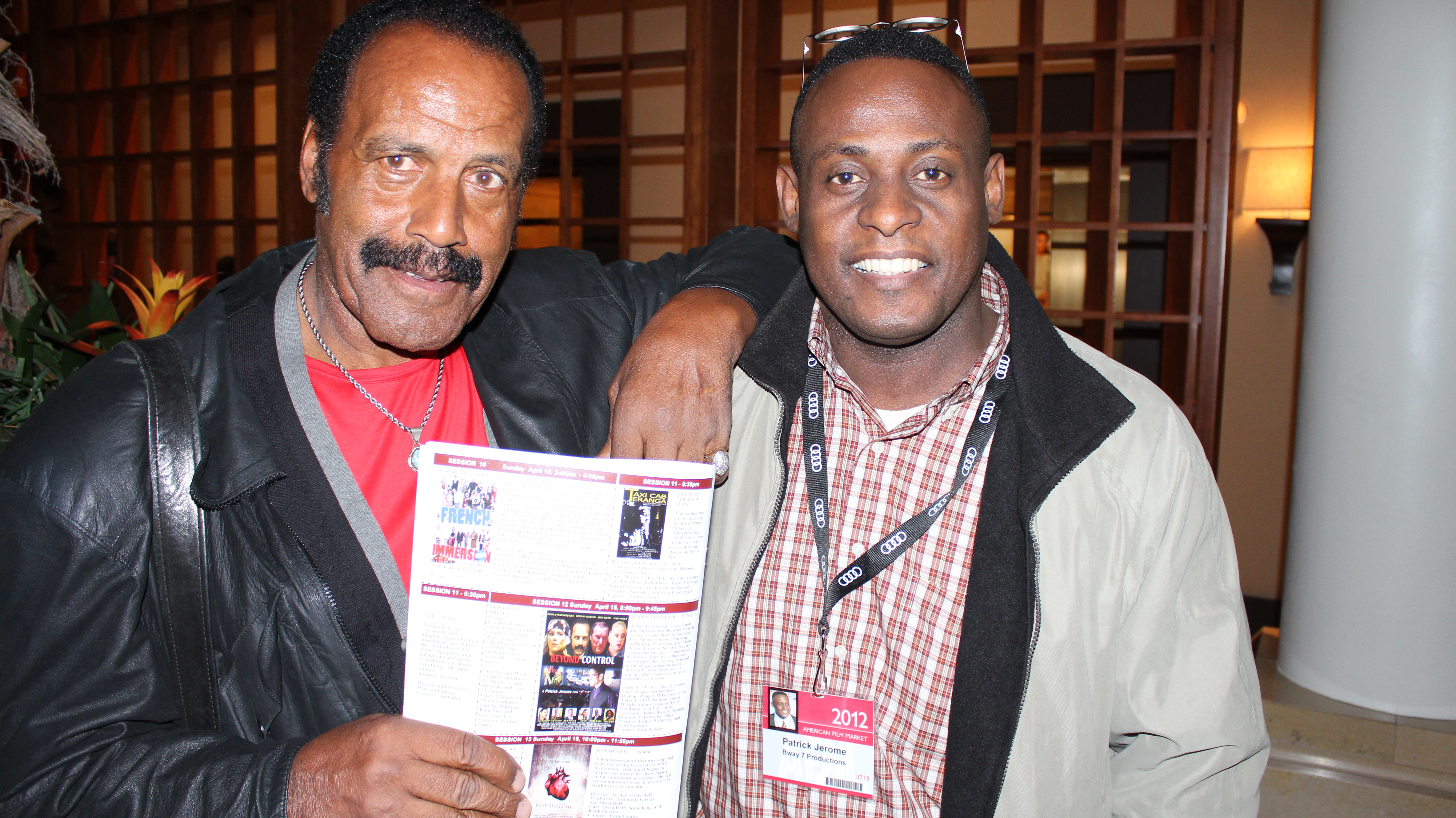 Fred Williamson and Patrick Jerome