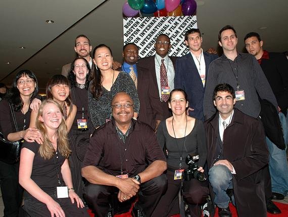 Patrick Jerome and 2006 Boston International Film Festival Staff