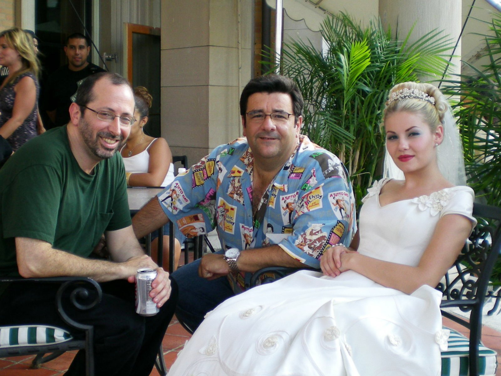 with SIX WIVES director Howard Gould and star Elisha Cuthbert